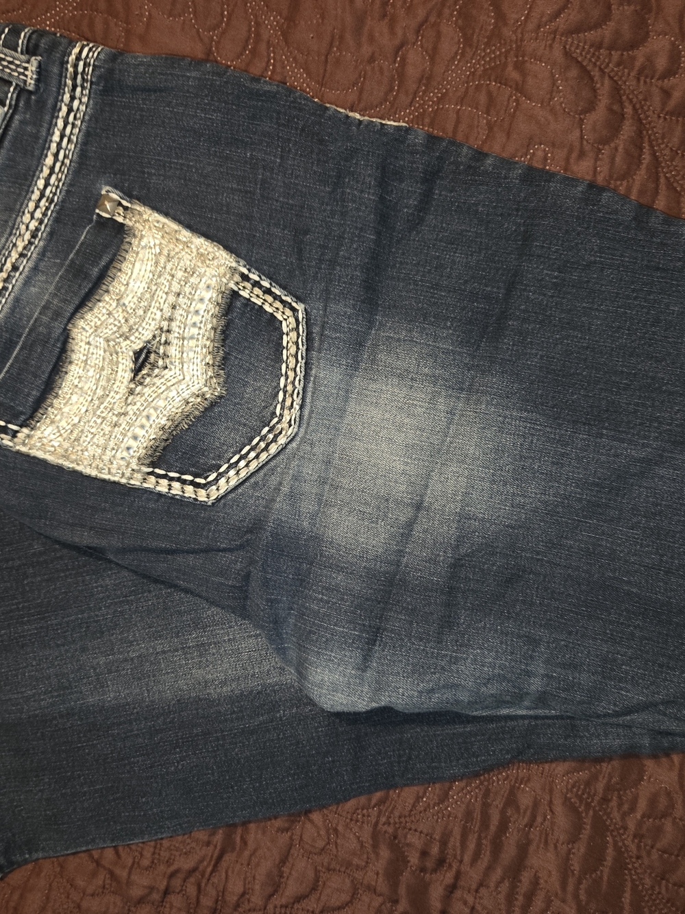 Maurices Premium Women's Embroidered Back-Pocket Jeans Sz 18